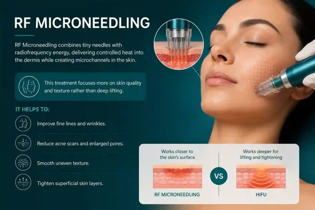 What Does RF Microneedling Do That HIFU Alone Cannot Waverley